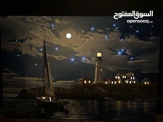  2 لوحة فنية مُضيئة للديكور