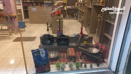  7 ديكور محل اراجيل خشب