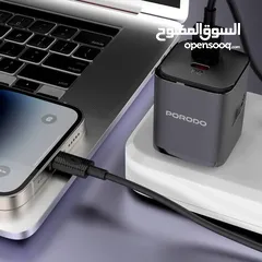  5 شاحن الحائط Porodo USB-C Power Delivery مع كابل Type-C فقط 2 ريال و500 بيثه