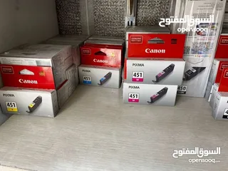  5 أحبار طابعات  توصيل  مجاني داخل عمان