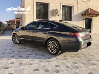  12 هيونداي سوناتا هايبرد 2020 فحص كامل ممشى قليل بحالة الوكالة للبيع بسعر مغري