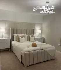  8 Comfortable Queen Bed With LegBoard Design - Perfect for Master Bedrooms in Muscat