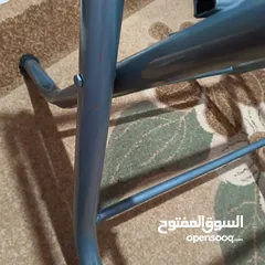  6 طاولة بلاستيك لون بني مع قاعدة جديدة