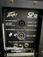  2 Peavey Professional Speakers سماعات ماركة أمريكية