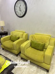  4 طقم كنب بدون الطاولة للبيع
