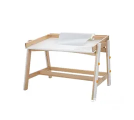  1 طاولة خشبية قابلة لتعديل الارتفاع للأطفال من ليفارنو ليفينج ألمانية الصنع