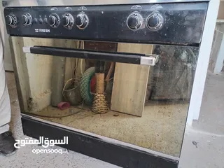  4 غاز خمس عيون وفرن نوعية فريش fresh