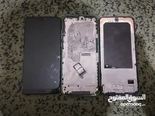  2 هونور x8b بدو شاشه مع فريم وهواوي بي 20 برو بدو شاشه وباك وريدمي نوت 10 اس البورد شغال