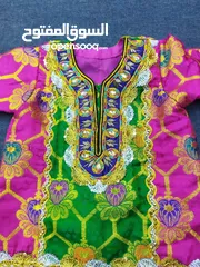  2 Omani dress for kids with Sarwar......فستان عماني للأطفال مع سروار ....تحقق من الوصف الخاص بي للقياس