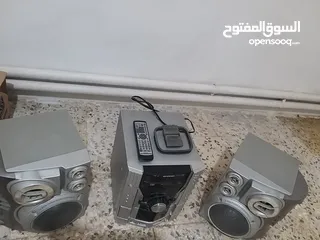  3 ستيريو شارب دبل كاسيت وسي دي