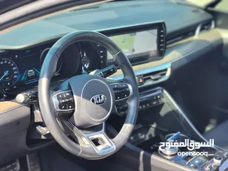  22 KIA K5 Hybrid 2021بانوراما فل  وارد كوري فحص كامل و لا ملاحظه كلين تايتل من دون حوادث