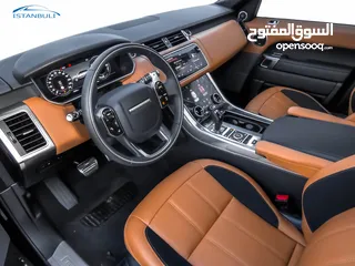  6 Range Rover Sport 2022 عداد صفر اسود داخل عسلي