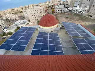  17 ابو علندا مساحة 750م بناء 250 كلها ع طاقة الشمسيه 3 طوابق
