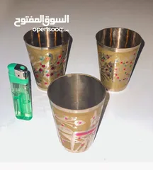  16 مزهريات وكاسات المدينة المنورة ايام الزمن الجميل. الاسعار والتفاصيل في الوصف.