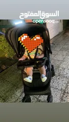  1 عرباي شيكو بحالة جيدة لون اسود