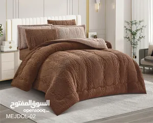  2 مجموعة Majdol بالنقشة الجديدة والوزن الثقيل 6500 غم  مجوز 6 قطع مزوج يستخدم عالوجهين كل وجه لون مثل