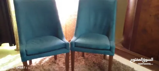  2 كراسي عدد 2 شبه جديد