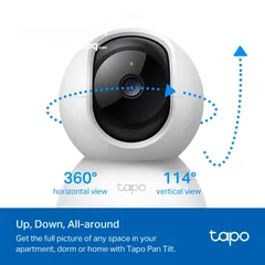  2 TP-LINK TAPO C200 WIRELESS CAMERA  كاميرا مراقبة واي فاي منزلية ذكية Tapo C200 – دقة 1080p