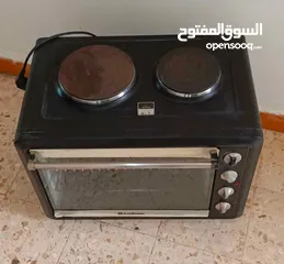  2 غاز مع فرن كهرباء للبيع