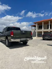  27 للبيع او البدل بكم نيسان تيتان بنزين فورويل شغال فتحة قناص مرخص Nissan titan  قابل للتقسيط دفعة