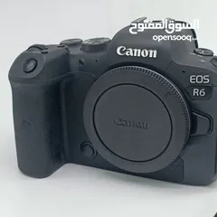 1 Canon. R6 بحالة الوكاله