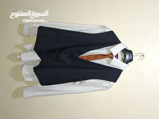  3 بدلتين رجالي تركي نخب وحدة رويال بلو ووحدة على كحلي