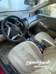  10 هونداي اكسنت 2013 اللون احمر ماتور 16 شاشه فحص 2 جيد  كوشوك جديد ودهان جديد واقتصادي وماتور وقير جيد