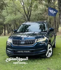  2 سكودا كودياك 2017 مفلل مع بانوراما ودفع رباعي ترخيص وتامين شامل ساري للبيع او البدل