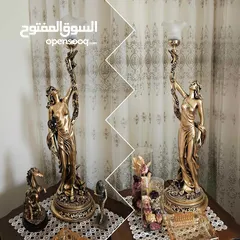  1 ‎طقم اللمباديرا الفخم باللون النحاسي ارتفاع 90-100  من الريرن ‎مكفول اللون 5 سنوات