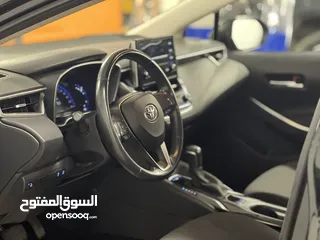  6 Toyota Corolla Hybrid 2019 ممشى قليل بحالة الوكالة