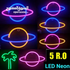  3 اضاءات نيون LED Neon Light ليت