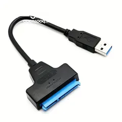  9 كيبل SATA إلى USB، محول محرك الأقراص الصلبة USB 3.0 إلى SATA 3.0 متوافق مع محرك الأقراص الصلبة وSSD