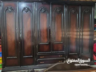  6 غرفه نوم  خشب ثقيل جداً ،