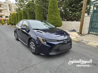  14 تويوتا كورولا 2021 ياباني بطارية ليثيوم قطعت مسافه 30 الف جمرك جديد بسعر مغري جدا