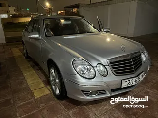  4 مرسيدس e200 2007 للبيع او البدل