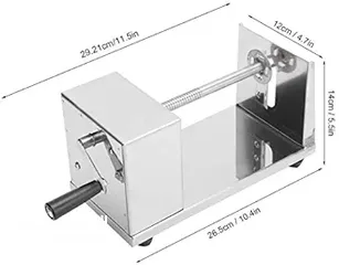  9 قطاعة البطاطة الحلزونية  لتعملي البطاطا بأحلى شكل بالبيت  و ما عد يشتروها الولاد من برا  ستانلس ستيل