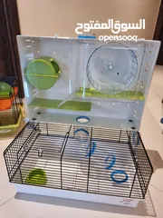  3 Hamster Cages with accessories