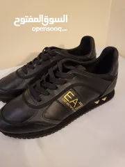 15 EA7 EMPORIO ARMANI NAVY BLUE SILVER SNEAKERS 40
