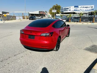  8 تسلا MODEL 3 موديل 2020  ستاندر بلس حرره خمري مميزه
