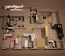  3 شقة سكنية في عمارة دمشق