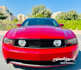  15 FORD MUSTANG GT 2010 RED GCC WELL MAINTAINED