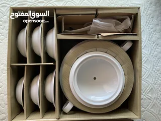  1 15 pcs porcelain bowl set -  طقم صحون بورسلين متكون من 15 قطعة