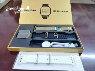 10 Haino teko G9 Ultra Max Smart Watch (Golden Edition)