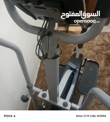  2 جهاز رياضي الدراجه الهوائيه الغزال يدين ثابته ومتحركه مع شاشه