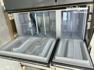  27 ثلاجه شارب لون اسود مميز 450 ليتر بسعر حرق