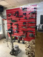  9 اجهزه كما هو مبين بالصور مستعمل منه الاصلي ومنه الصيني الجيد ماكنه غسيل سجاد غواطس ماء صواريخ درلات
