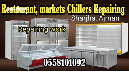  2 Fridge Repairing, freezer, AC repair, air conditioner repairing, Restaurant chillers repairing