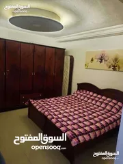  10 شقة مفروشة للايجار السابع خلف مسجد ابو عيشة طابق ارضي مساحة 120م