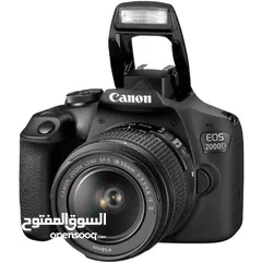  1 Canon DSLR 2000D Camera, EF-S 18-55 III kit + Promage Camera Tripod  for Sale