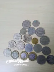  27 عملات معدنية نوادر قطع شحيح موجود